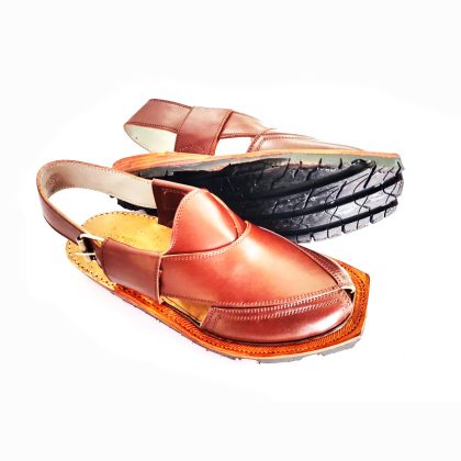 Double Sole Brown Handmade Norozi