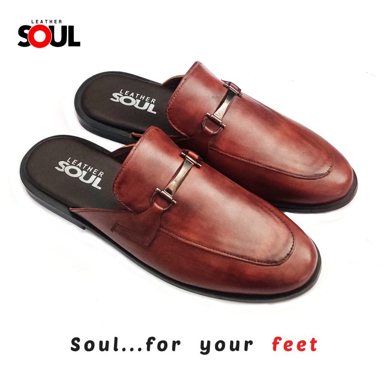 Handmade Leather Backless For Men - Image 2