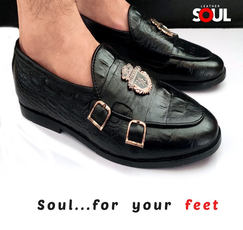 Billionaire leather Doublestrap Monk Shoe For Men - Image 2